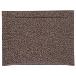 Le Foulonné Card holder , Taupe - Leather