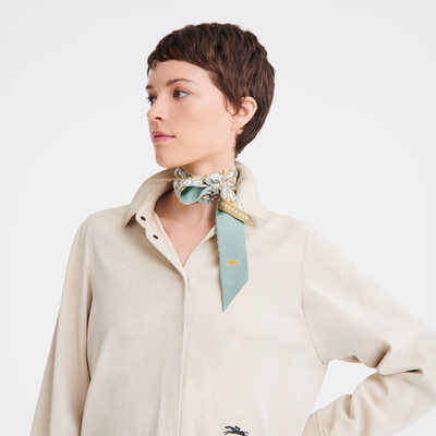Bandeau Origami Le Pliage , Soie - Verveine