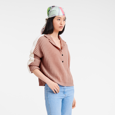 Poloshirt , Strick - Nude
