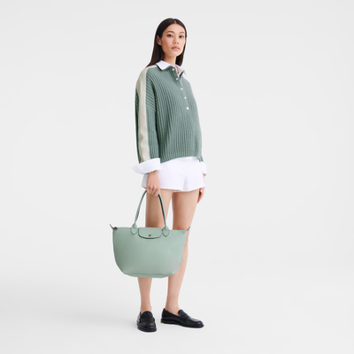 Le Pliage Xtra Shopper M , Verbena - Leder