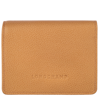 Le Foulonné Kleine portemonnee , Walnut - Leder