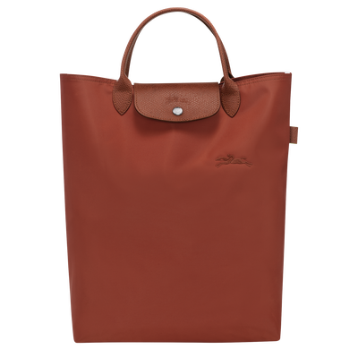 Sac cabas M Le Pliage Green , Toile - Châtaigne