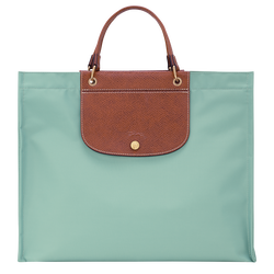 Cabas Longchamp L Tote Bag , Vervain - Canvas
