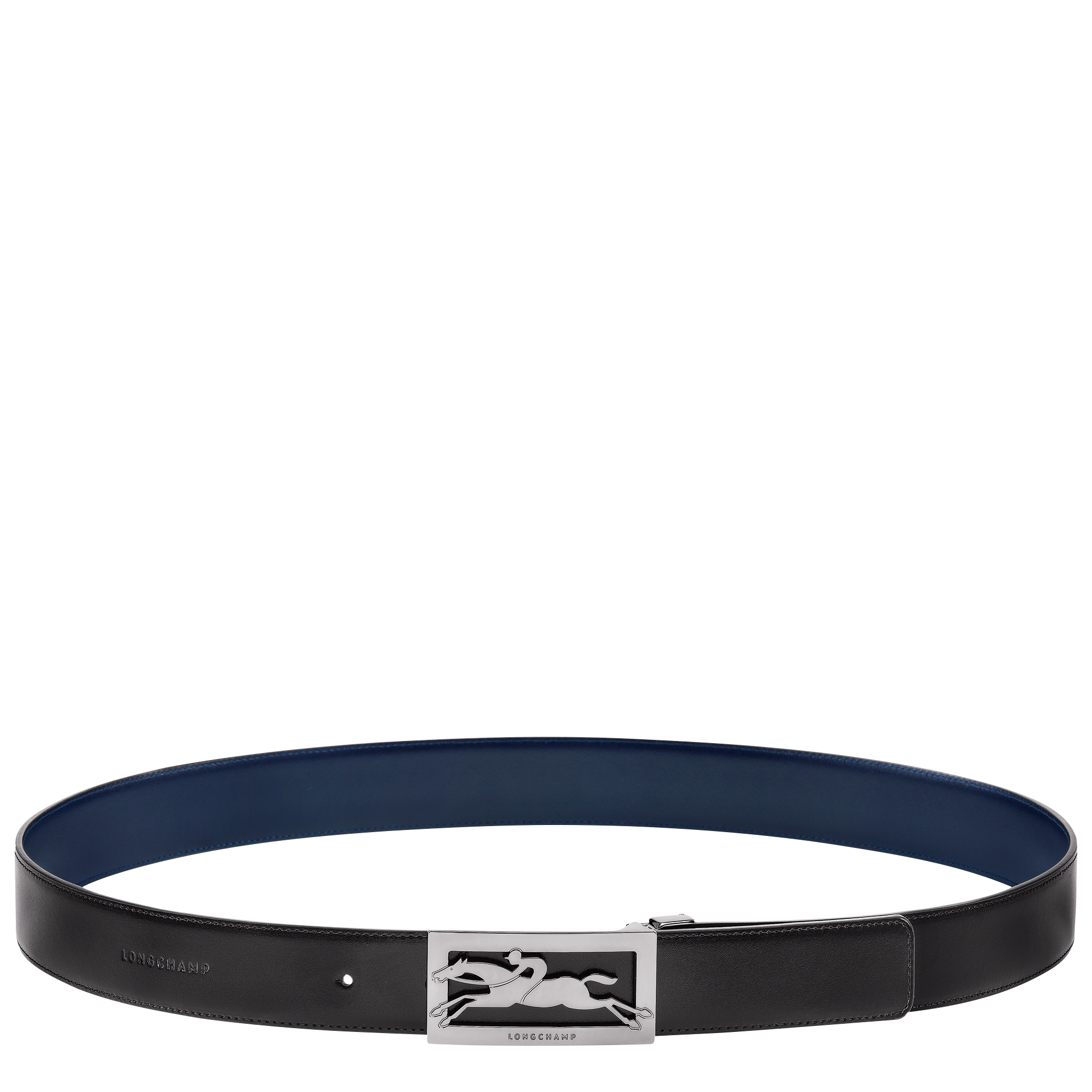 Men's belt, Black/Navy - View 1 of
5 - zoom in Delta Box Men's belt, Black/Navy