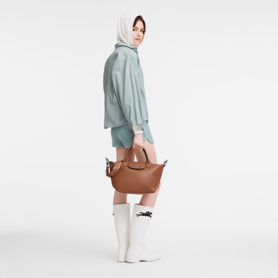 Handtasche S Le Pliage Xtra , Leder - Cognac