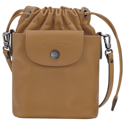Le Pliage Xtra XS Bucket bag , Tobacco - Leather