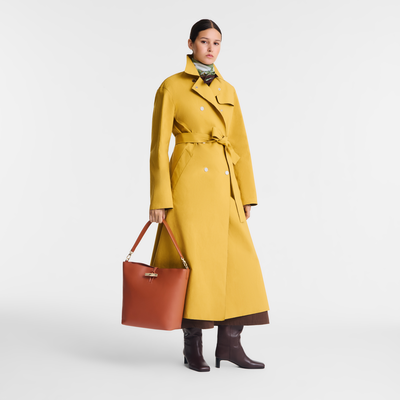 Le Roseau M Hobo bag , Bark - Leather