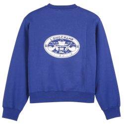 Sweatshirt , Cobalt - Printed jersey
