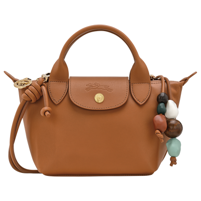 Le Pliage Xtra Tas met handgreep aan de bovenkant XS , Cashew - Leder