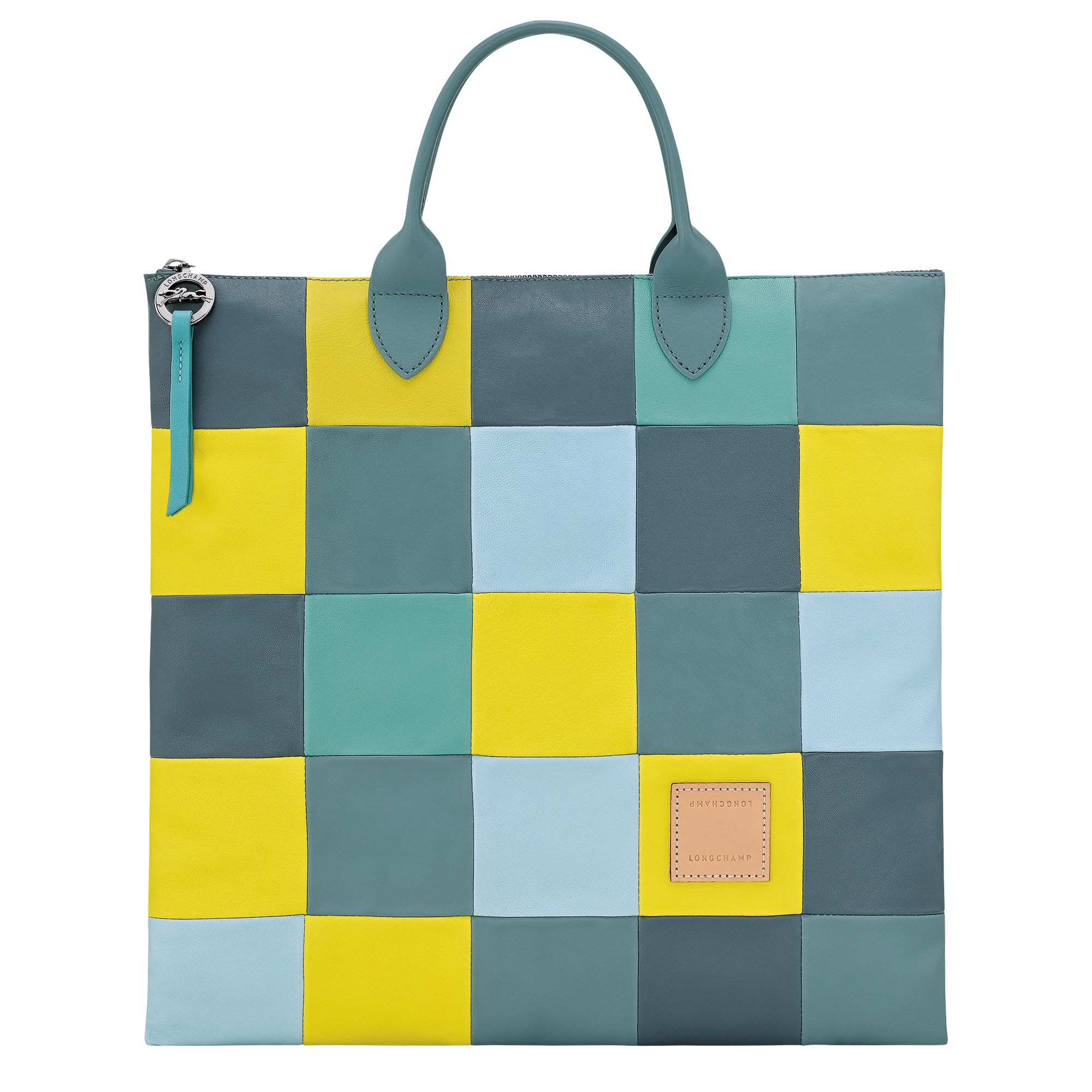 Sac à main L, Eucalyptus - Vue 1 de
5 - agrandir le zoom Re-Play Sac à main L, Eucalyptus