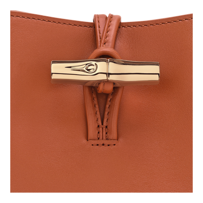 Beuteltasche XS Le Roseau , Leder - Rinde