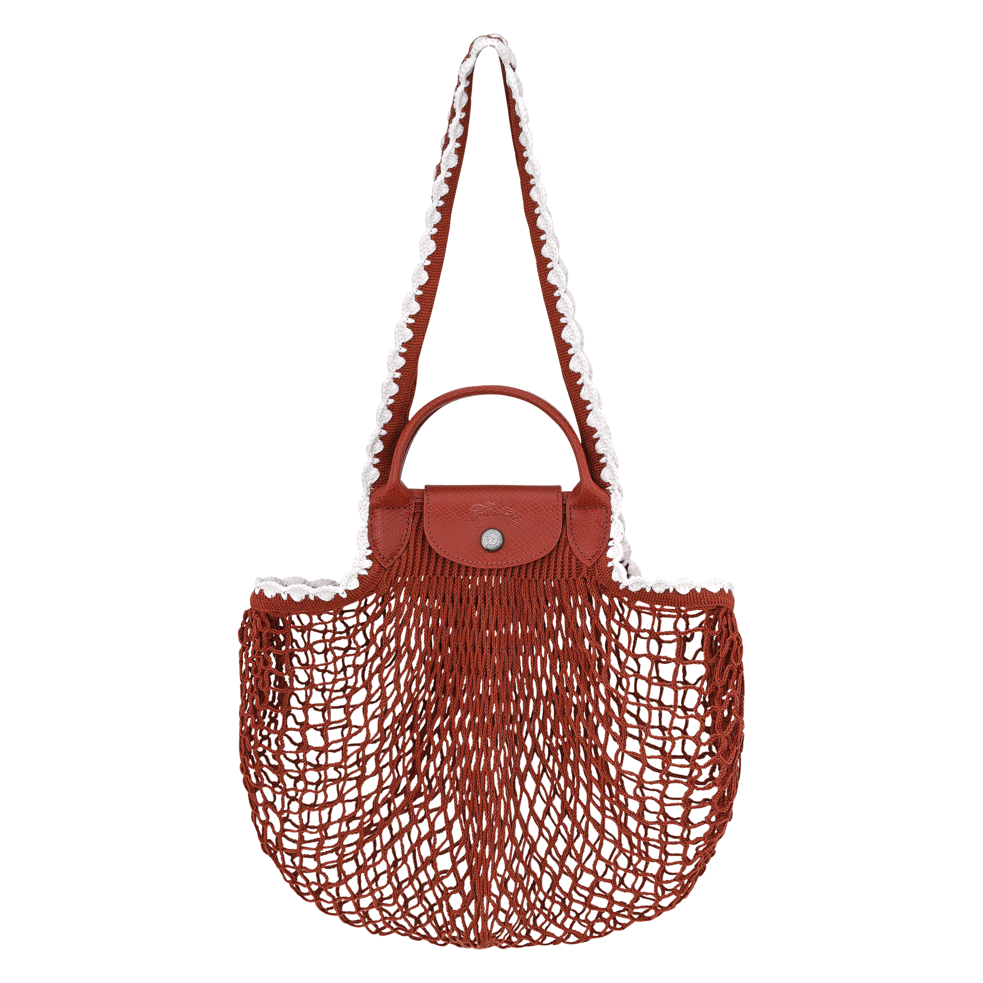 Mesh bag L, Terracotta - View 1 of
2 - zoom in Le Pliage Collection Mesh bag L, Terracotta