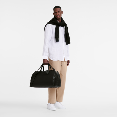 Reisetasche L Le Foulonné , Leder - Schwarz