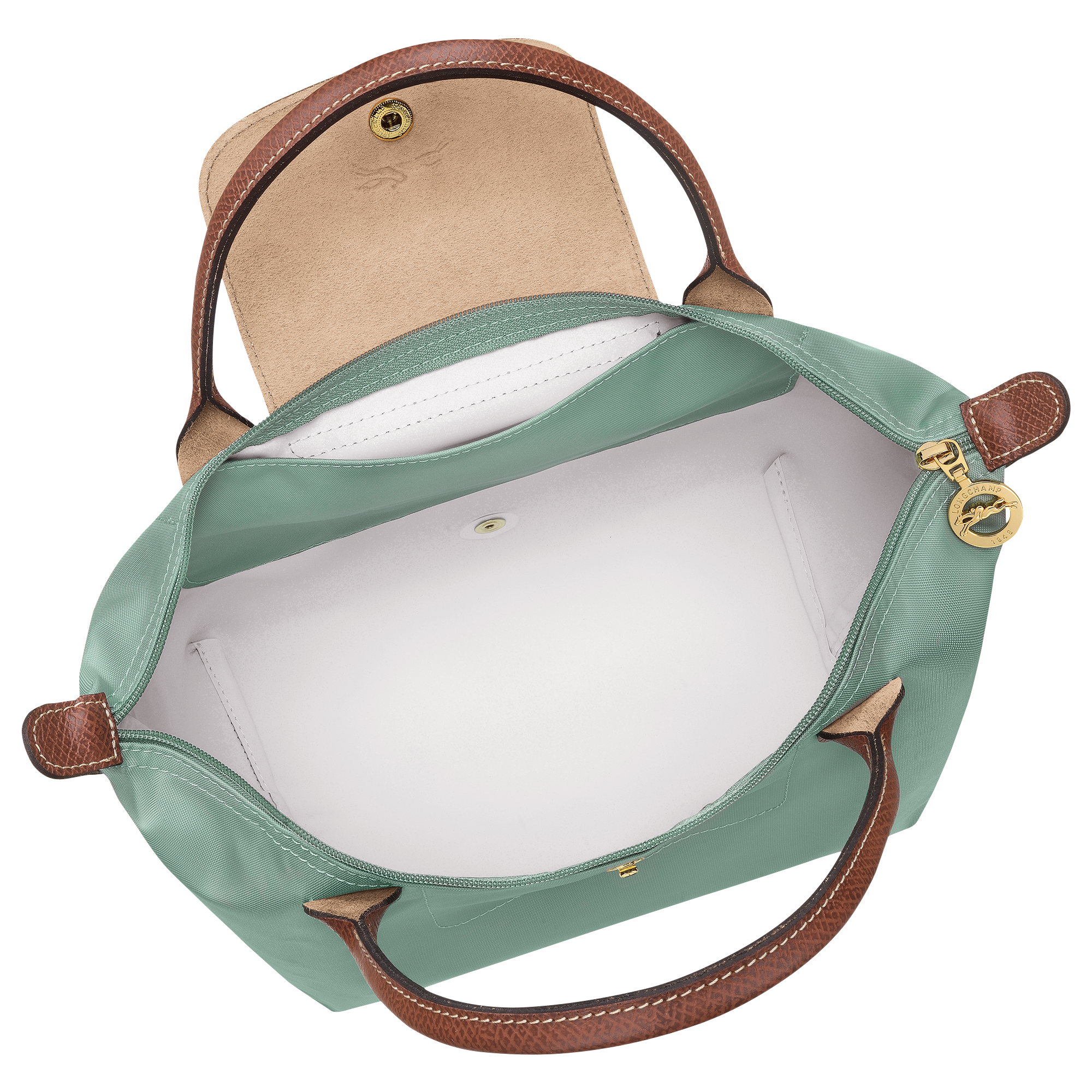 Handbag S, Celadon - View 3 of
3 - zoom in Le Pliage Original Handbag S, Celadon
