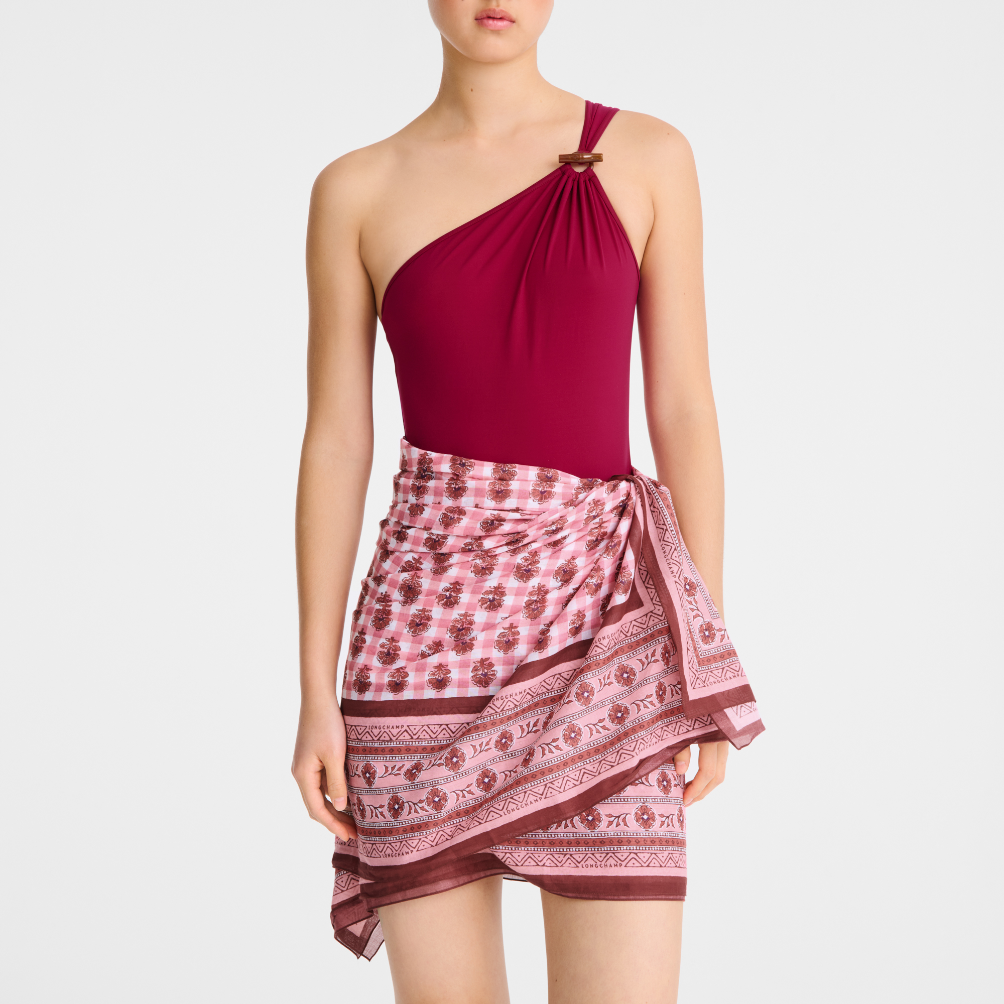 Stole, Blush - View 3 of
3 - zoom in The Bucolic Escapade Stole, Blush