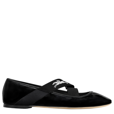 Ballerinas Energy , Leder - Schwarz